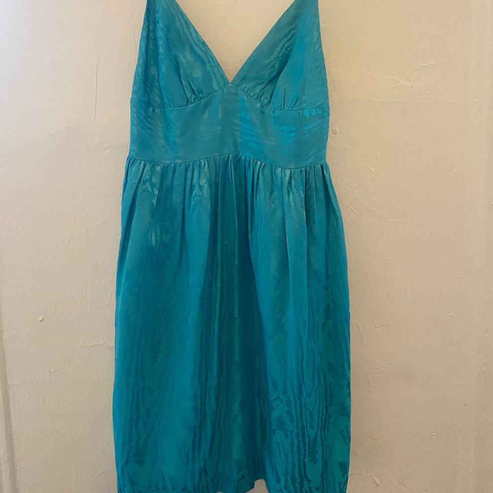 Milly of New York Teal Dress Neiman Marcus Size 2